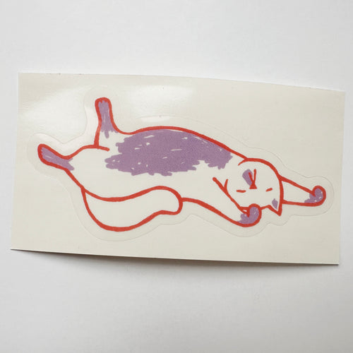 Relaxy Cat sticker