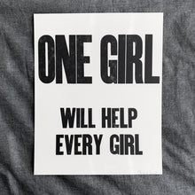 Load image into Gallery viewer, Overheard Letterpress prints- One Boy One Girl set