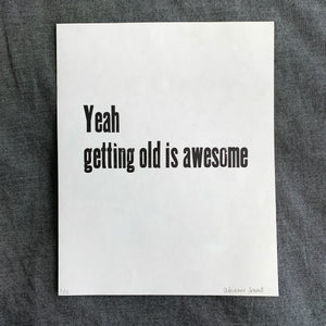 Overheard Letterpress prints